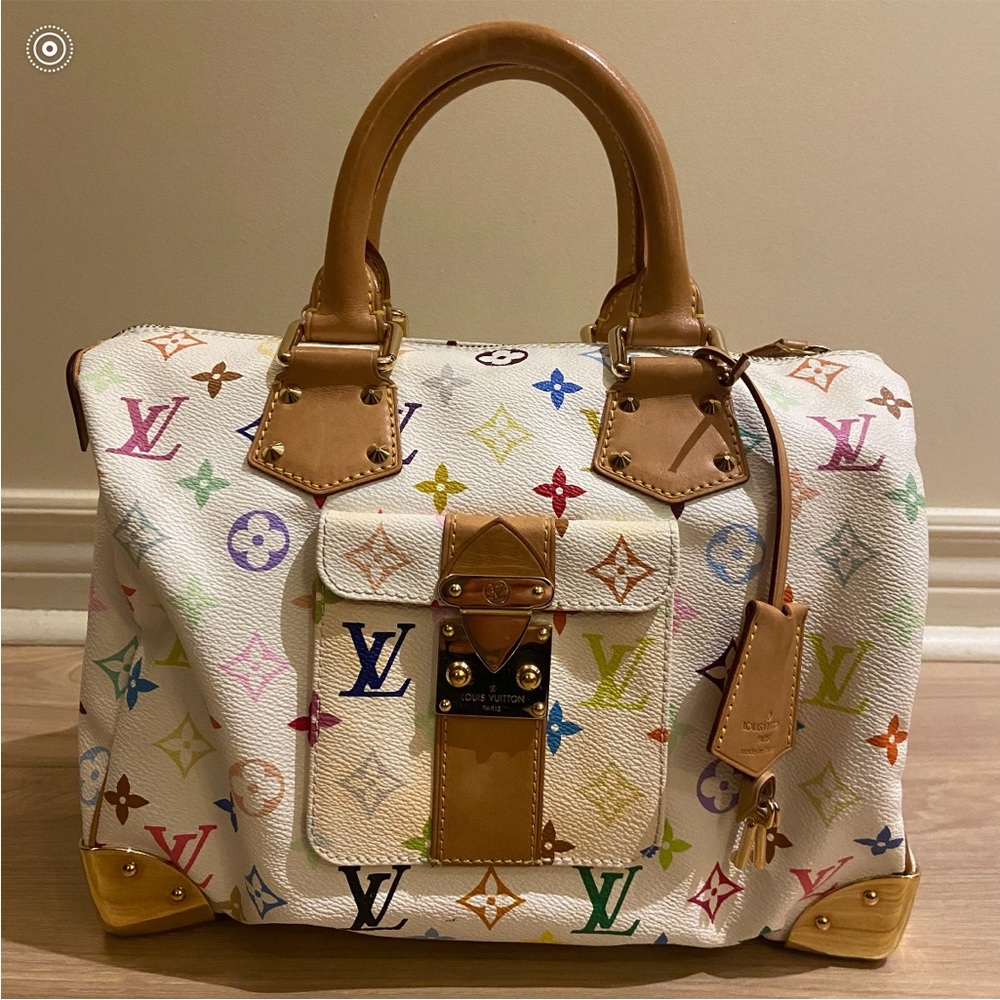 LOUIS VUITTON
Monogram Multicolor Speedy 30 White
